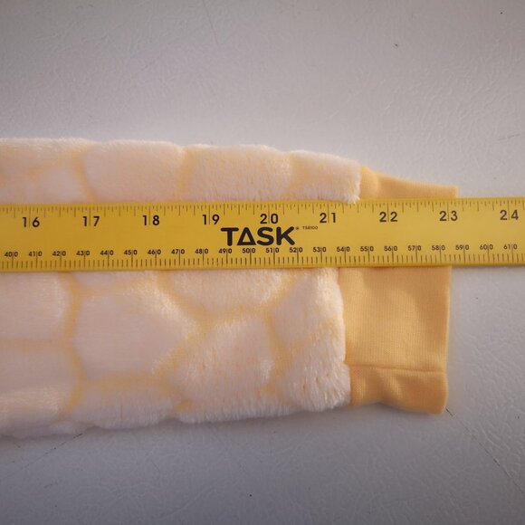 Weekend Edition Ladies Size XS Straight Fit Yellow Fleece Giraffe Onesie - Picture 11 of 12